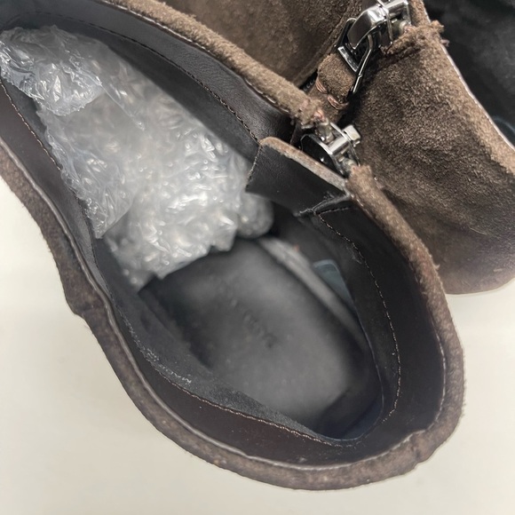 Banana republic ankle boots leather dark brown size 9 - Picture 5 of 9